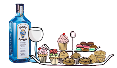 Gin afternoon Tea